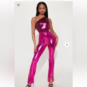 Your Wildest Dreams Metallic Flare Pant -